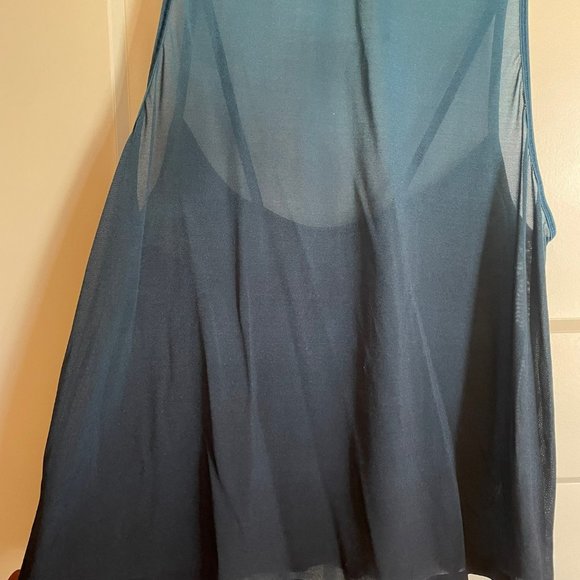 LULULEMON Sheer Ombre Workout Tank with Cut Out Back - Picture 5 of 6